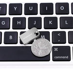 MicroDrive 16GB USB 2.0 Mini Disco a U in metallo semicircolare, 16GB