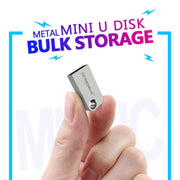 MicroDrive 16GB USB 2.0 Mini Disco a U in metallo semicircolare, 16GB