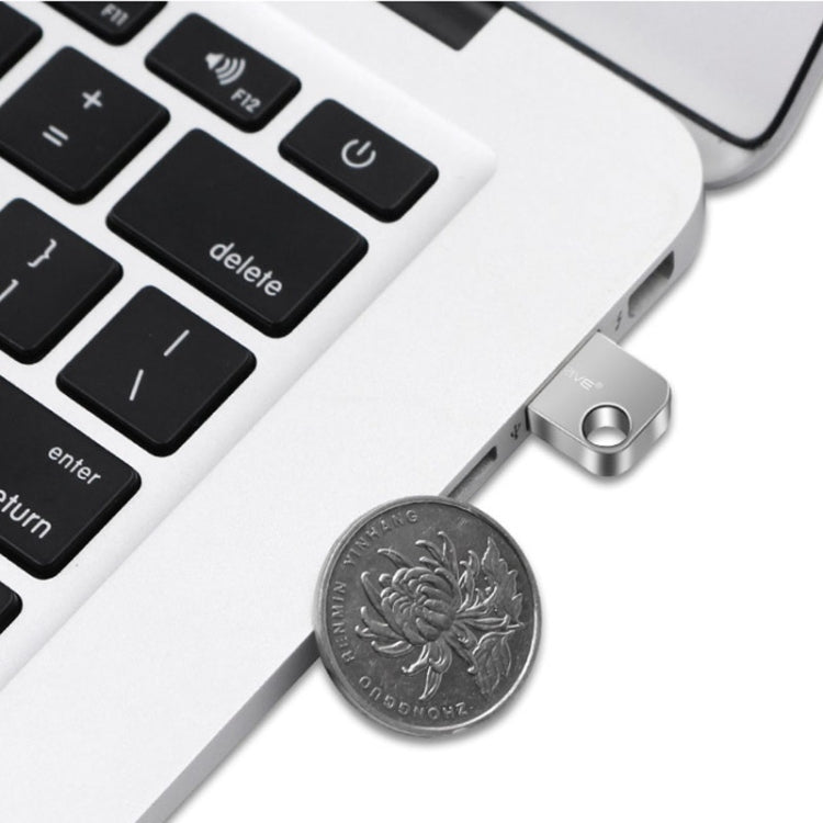MicroDrive 16GB USB 2.0 Mini Disco a U in metallo semicircolare, 16GB