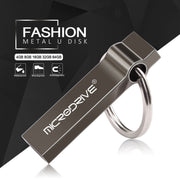 MicroDrive 4GB USB 2.0 Portachiavi U Disco in metallo, 4GB