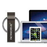 MicroDrive 4GB USB 2.0 Portachiavi U Disco in metallo, 4GB