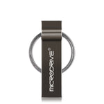 MicroDrive 16GB USB 2.0 Portachiavi U Disco in metallo, 16GB