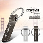 MicroDrive 64GB USB 2.0 Portachiavi in metallo U Disco, 64GB