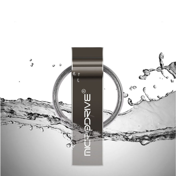 MicroDrive 128GB USB 2.0 Portachiavi in metallo U Disco, 128GB