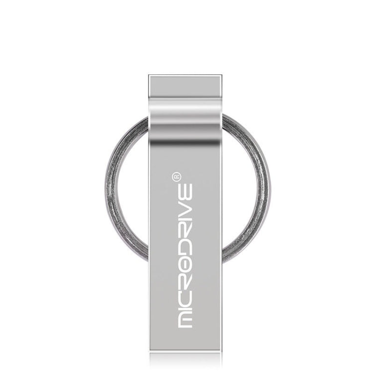 MicroDrive 128GB USB 2.0 Portachiavi in metallo U Disco, 128GB