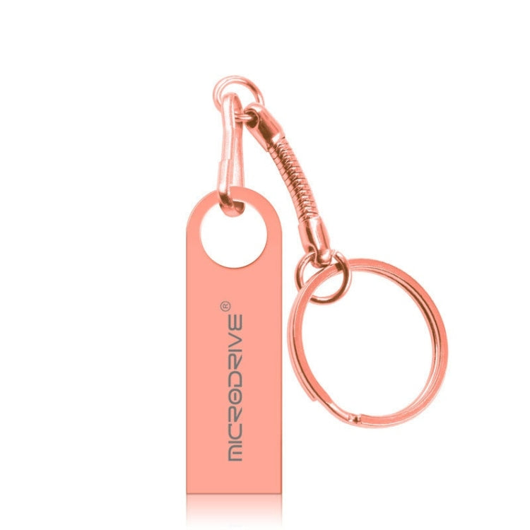 Disco U ad alta velocità impermeabile in metallo USB 2.0 MicroDrive da 8 GB (oro), 8GB