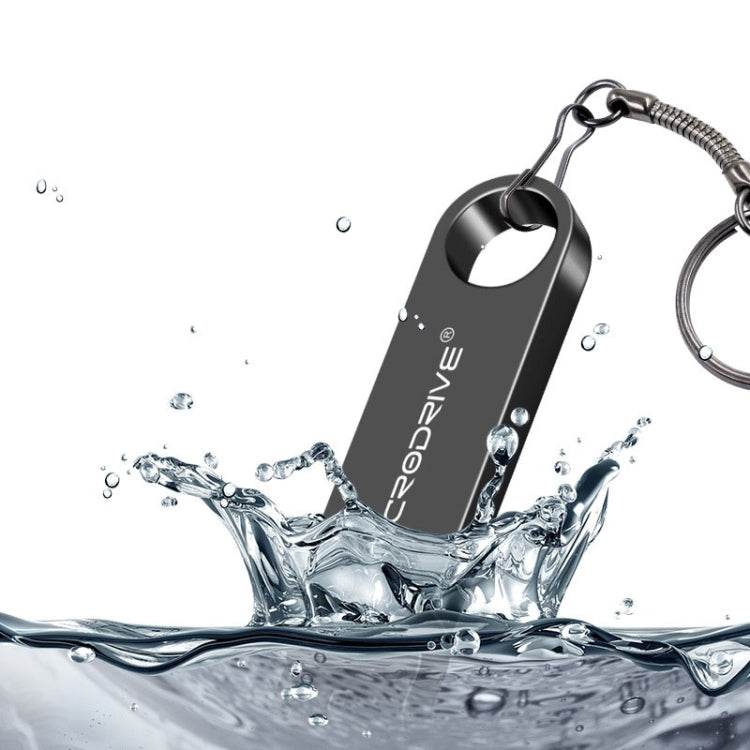 Disco U ad alta velocità impermeabile in metallo USB 2.0 MicroDrive da 8 GB (oro), 8GB