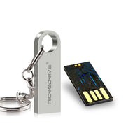Disco U ad alta velocità impermeabile in metallo USB 2.0 MicroDrive da 16 GB (grigio), 16GB
