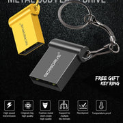 MicroDrive 64GB USB 2.0 Metallo Mini USB Flash Drive U Disco, 64GB
