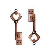 Disco MicroDrive USB 2.0 Rame Love Key U da 4 GB, 4GB
