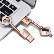 Disco MicroDrive USB 2.0 Rame Love Key U da 64 GB, 64GB