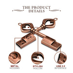 Disco MicroDrive USB 2.0 Rame Love Key U da 64 GB, 64GB