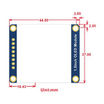 Modulo display OLED 128x128 1,5" SPI/I2C generico