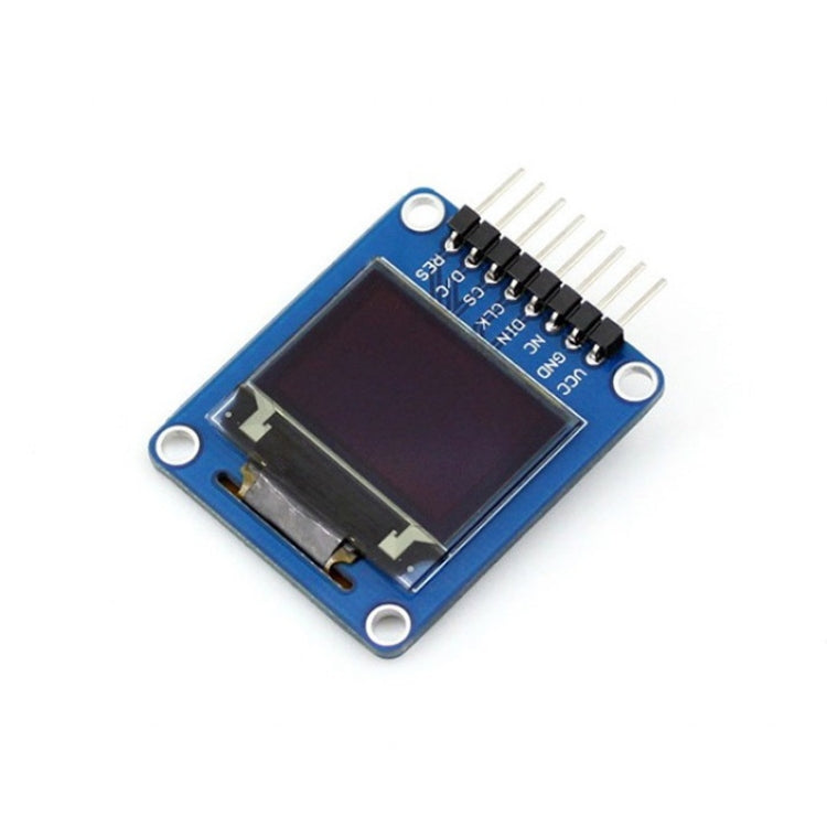 Waveshare OLED RGB da 0,95 pollici (A), interfaccia SPI, pinheader orizzontale curvo