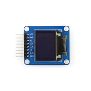 Waveshare OLED RGB da 0,95 pollici (A), interfaccia SPI, pinheader orizzontale curvo