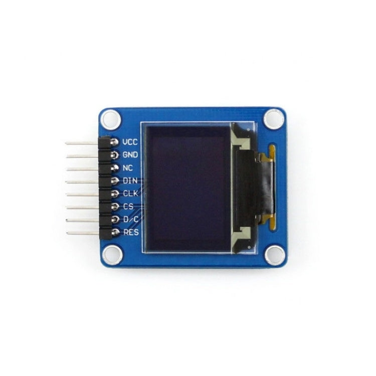 Waveshare OLED RGB da 0,95 pollici (A), interfaccia SPI, pinheader orizzontale curvo