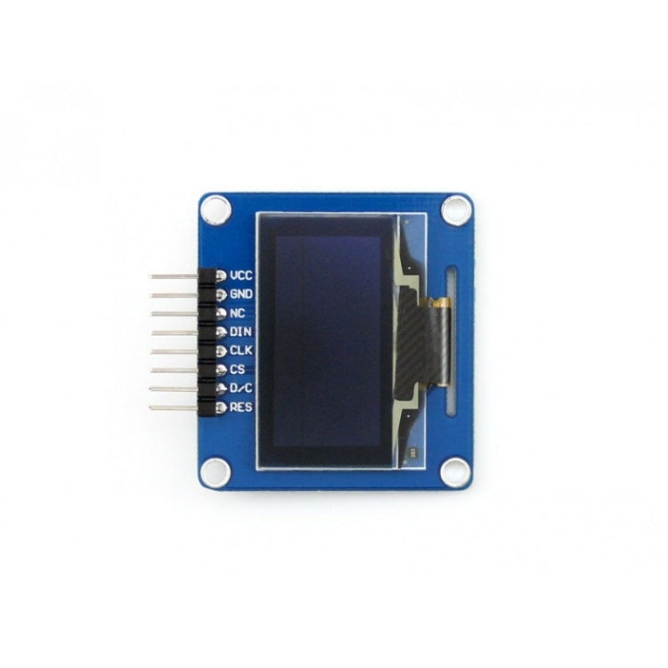 Waveshare 1,3 pollici 128*64 OLED(A), interfacce SPI/I2C, Pinheader orizzontale curvo