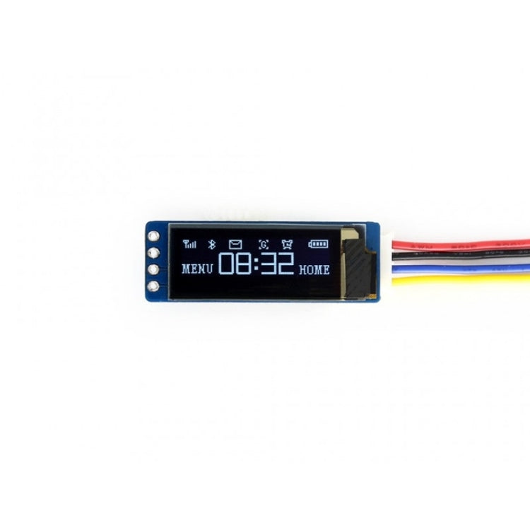 Waveshare 0.91 inch 128x32 pixels OLED Display Module I2C Interface 14657