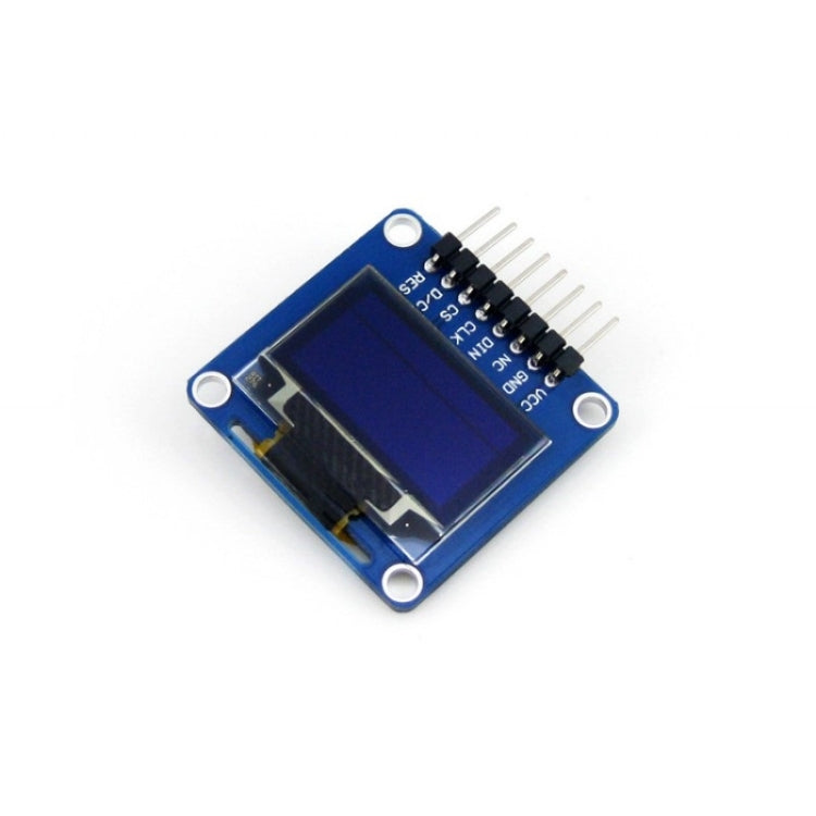 Waveshare 0,96 pollici 128*64 OLED (A), interfacce SPI/I2C, pinheader orizzontale angolato