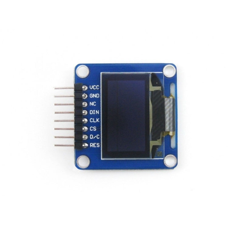 Waveshare 0,96 pollici 128*64 OLED (A), interfacce SPI/I2C, pinheader orizzontale angolato