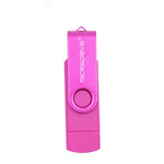 Computer portatile USB 2.0 MicroDrive da 32 GB Disco a U in metallo OTG rotante a doppio uso, 32GB