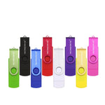 Computer portatile USB 2.0 MicroDrive da 32 GB Disco a U in metallo OTG rotante a doppio uso, 32GB