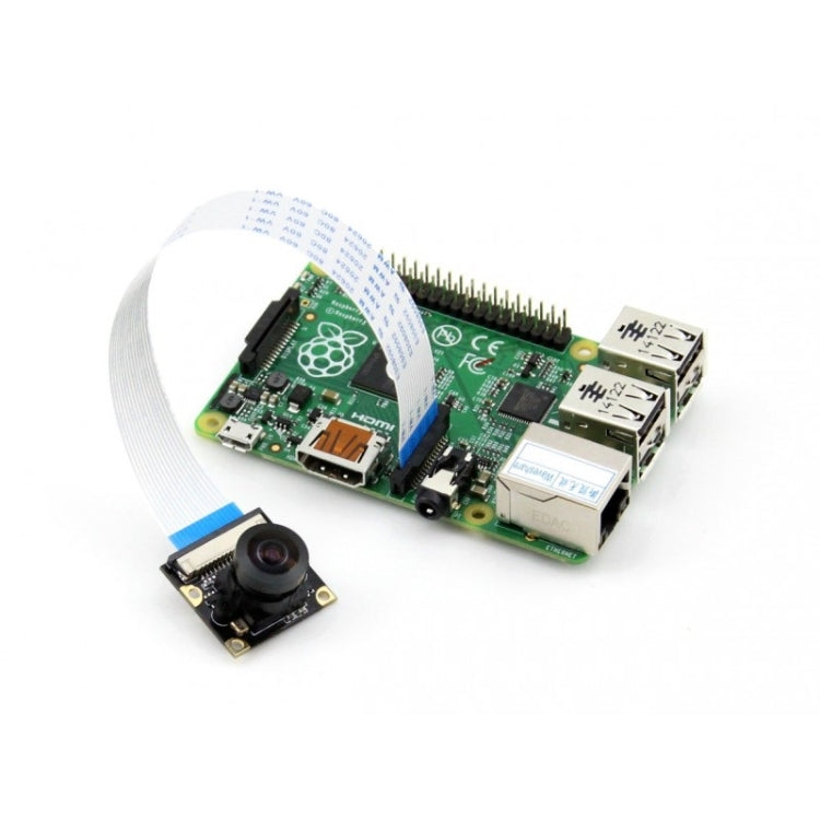 Waveshare RPi(G) camera module, wide field of view fisheye lens