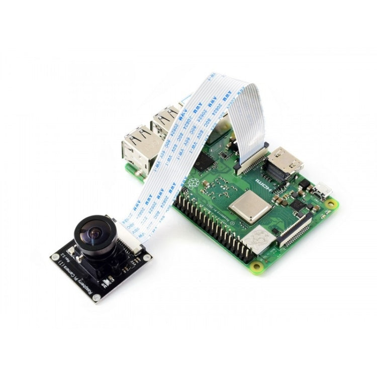 Fotocamera Waveshare Raspberry Pi con obiettivo fisheye