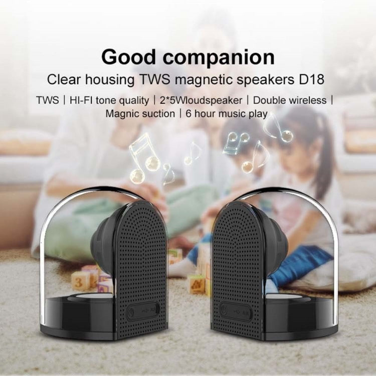 Altoparlante HiFi stereo surround Bluetooth wireless magnetico OVEVO True 3D TWS con casa completamente trasparente