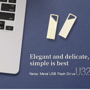 Netac U326 16GB USB 2.0 U Disk compatto e portatile in lega di zinco, U326 16GB