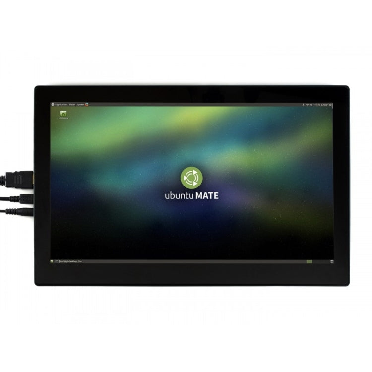 LCD touch screen capacitivo IPS 1920x1080 da 13,3 pollici Waveshare con copertura in vetro temperato, supporta mini-PC multipli, sistemi multipli, 13.3 inch