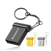 MiCRODATA 32GB USB 2.0 Computer Car Disco Mini U a due usi (grigio argento), 32GB