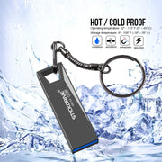 STICKDRIVE 64GB USB 3.0 Mini disco U in metallo ad alta velocità, 64GB