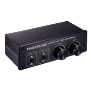 LINEPAUDIO A977 Switcher 2 In 2 Out Preamplificatore passivo full-balance Altoparlante attivo Doppia sorgente sonora Controller del volume, A977