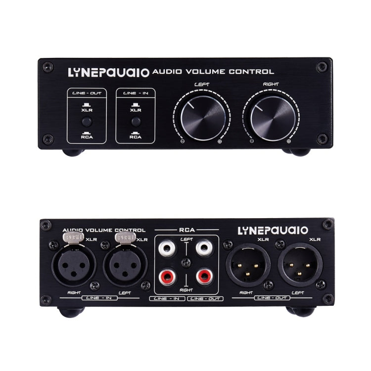 LINEPAUDIO A977 Switcher 2 In 2 Out Preamplificatore passivo full-balance Altoparlante attivo Doppia sorgente sonora Controller del volume, A977