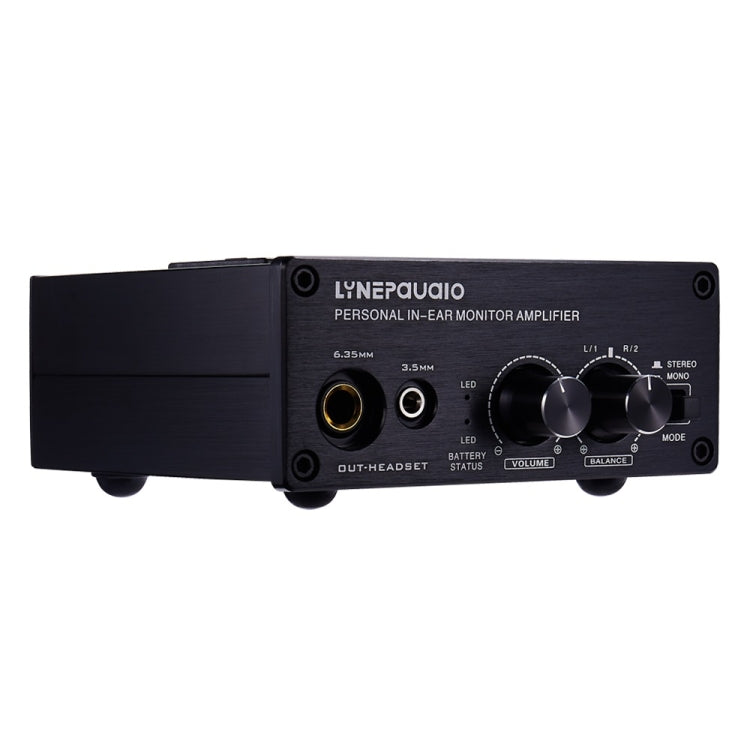 LINEPAUDIO B982 Amplificatore di potenza Strumento per batterista Amplificatore di segnale monitor per cuffie, doppio ingresso XLR, B982