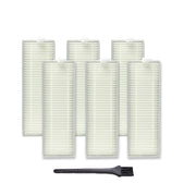 XI267 6 PCS Filtro I259 + Spazzola nera piccola G101 per ILIFE A7 A9
