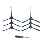Set 3 paia spazzole laterali e cacciavite per ILIFE V8S e A9
