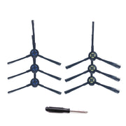 XI270 3 paia di spazzole laterali I258 + cacciavite nero G601 per ILIFE V8S / A9 / A7 / X750 / X800 / X787 / X785