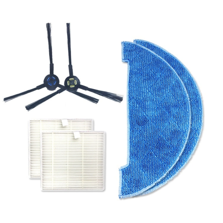 Kit ricambi spazzole laterali, filtri e panno per ILIFE V8S