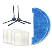 XI275 Coppia I258 Spazzola laterale + 4 PCS I206 Filtro + 2 PCS I262 Panno di pulizia per ILIFE V8S