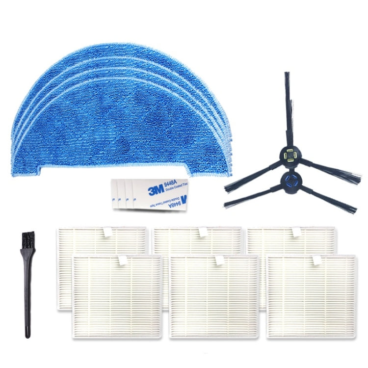 Kit ricambi spazzole laterali e filtri per ILIFE V8S