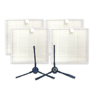 XI281 1 paio di spazzole laterali I258 + 4 filtri I206 per ILIFE V8S