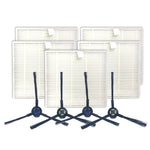 Set 2 paia spazzole laterali e 5 filtri per ILIFE V8S