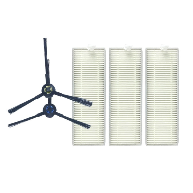XI285 1 paio di spazzole laterali I258 + 3 filtri PCS I206 per ILIFE X800 / A7 / A9 / X787 / X785