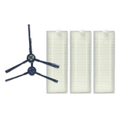 XI285 1 paio di spazzole laterali I258 + 3 filtri PCS I206 per ILIFE X800 / A7 / A9 / X787 / X785