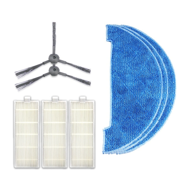 Kit ricambi spazzole laterali, filtri e stracci per ILIFE A4 T4