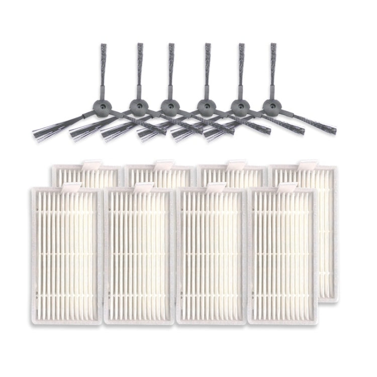 Set 3 paia spazzole laterali e 8 filtri per ILIFE V5S Pro