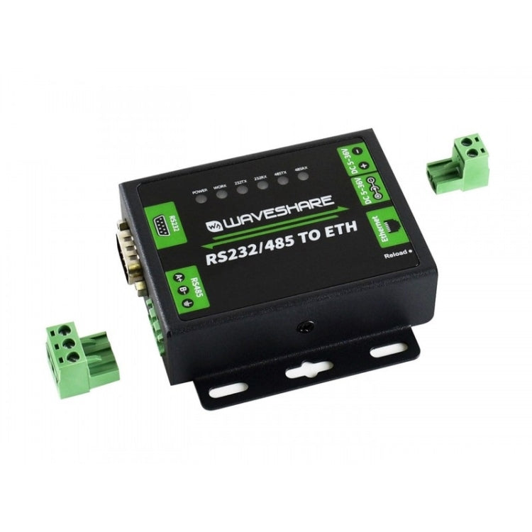 Convertitore industriale RS232 RS485 a Ethernet Waveshare