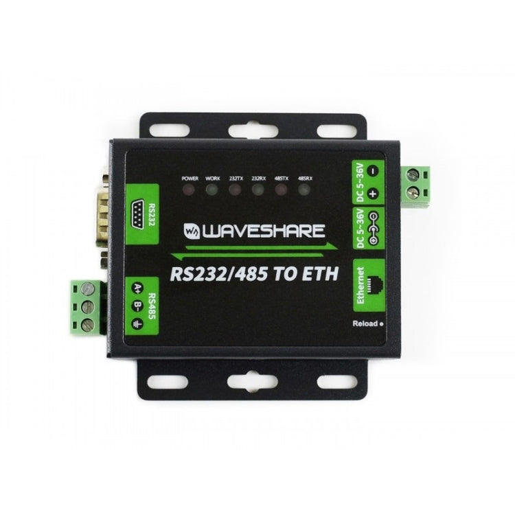 Convertitore industriale RS232 RS485 a Ethernet Waveshare